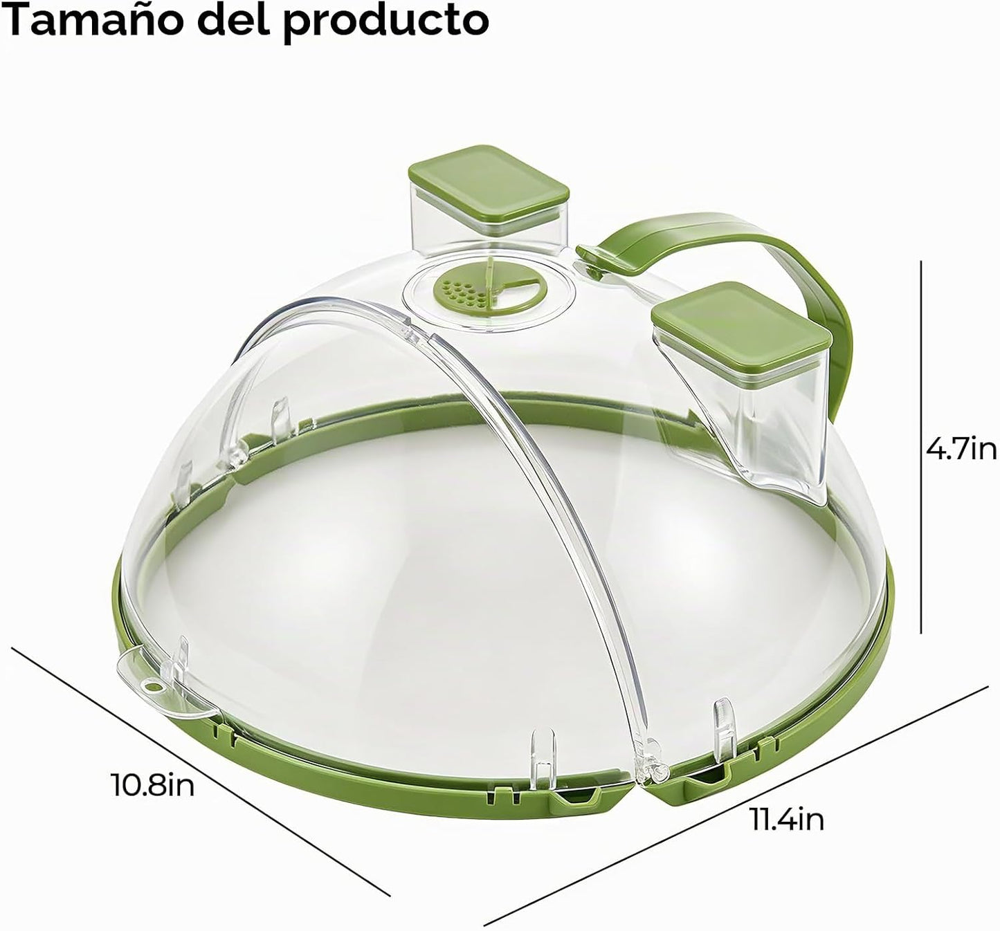 Cubierta Plegable para Microondas con Vaporizador – 10 pulgadas