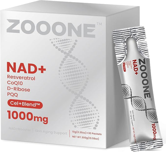zooone NAD+ 1000 mg de paquetes líquidos suplemento