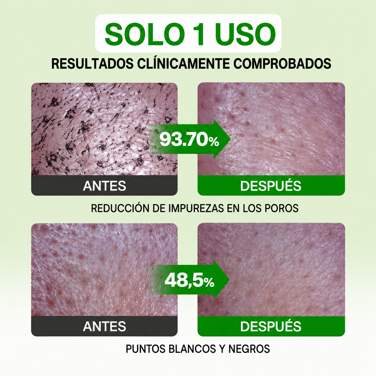 Limpiador de máscara de arcilla de tomate verde