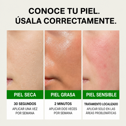 Limpiador de máscara de arcilla de tomate verde
